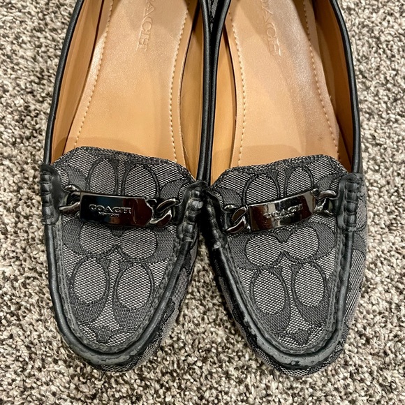 Coach Loafers black and grey signature design - Picture 2 of 3